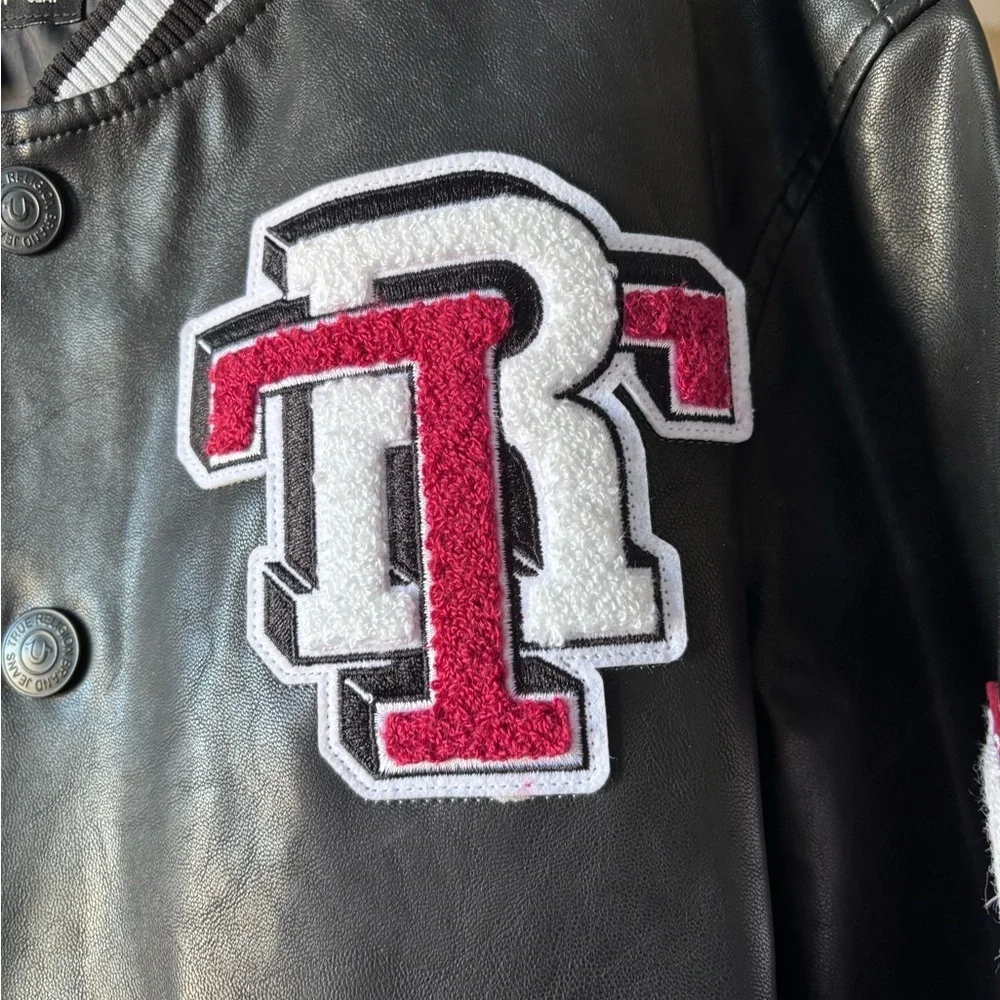 True Religion Varsity Jacket Size M - Picture 3 of 5